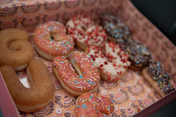 Snacks in der Kaffeepause